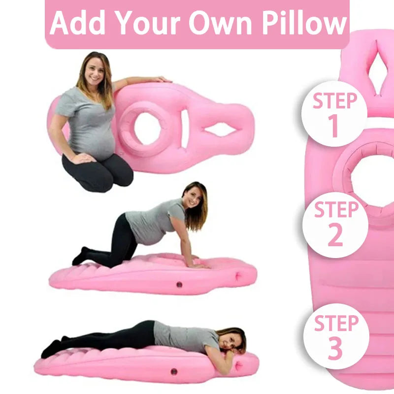 Inflatable Pregnancy Pillow – Maternity Body Support Mat for Safe & Comfortable Sleep