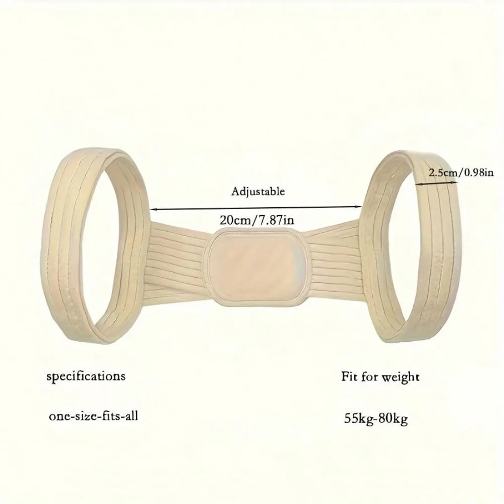 Adjustable Posture Corrector Belt For Men & Women Hunchback Relief Back Support Brace Home Office Sport Upper Back Neck Brace