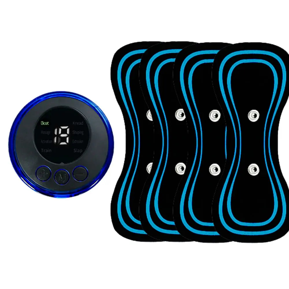 Smart Electric Neck Massager Set – Cervical Patch, 8 Modes & 19 Intensity Levels