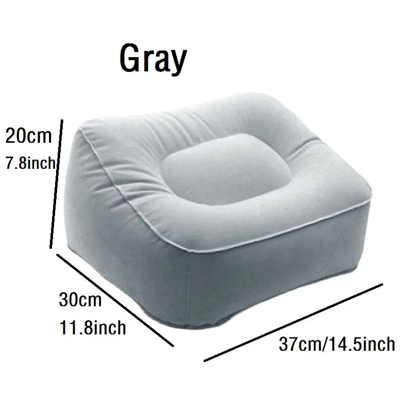 Multifunctional Inflatable Support Pillow – Lumbar, Leg & Travel Body Cushion
