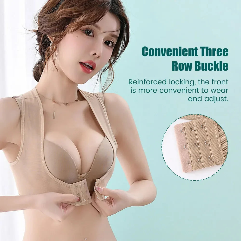 Women's Invisible Chest Posture Corrector – Body Shaper Corset & Back Shoulder Support Brace
