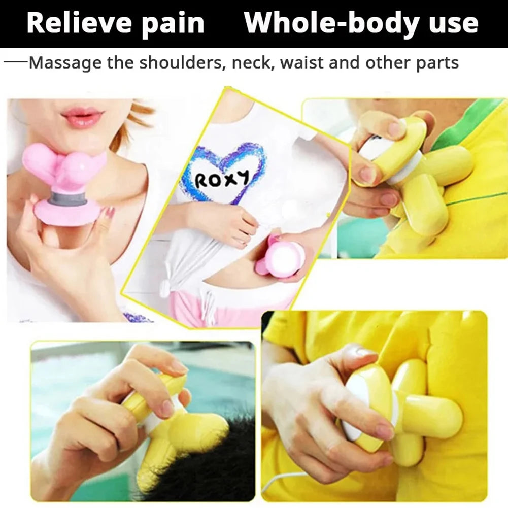 Handheld Electric Percussion Massager – Neck, Shoulder, Leg & Full Body Relief