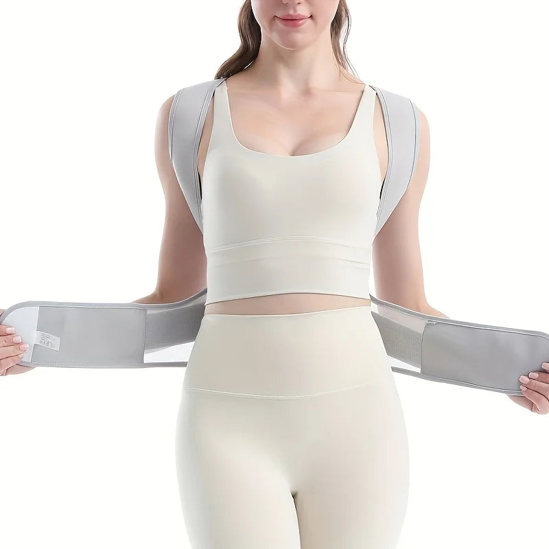Invisible Back Posture Corrector Trainer – Adjustable Clavicle & Shoulder Support for Men, Women & Kids