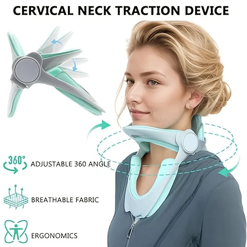 Ergonomic Neck Support Pillow – Adjustable Strap & Breathable Polyester for Cervical Care