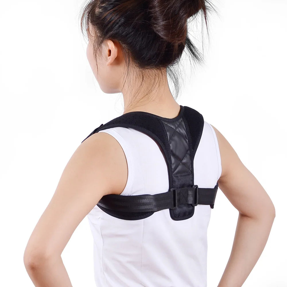 Adjustable Clavicle Posture Corrector Men Woemen Upper Back Brace Shoulder Lumbar Support Belt Corset Posture Correction