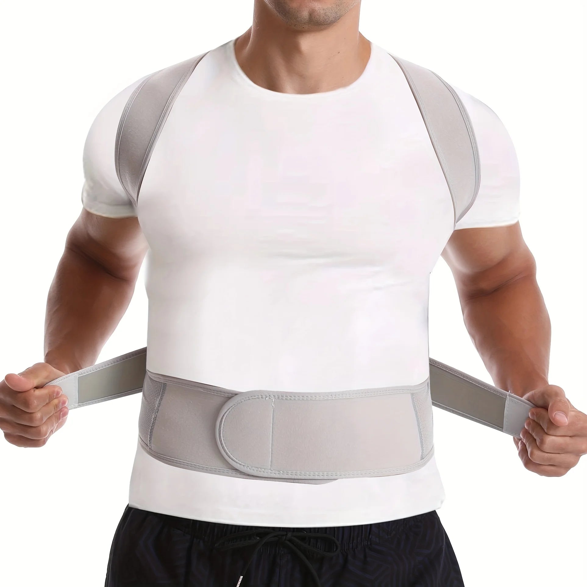 Invisible Back Posture Corrector Trainer – Adjustable Clavicle & Shoulder Support for Men, Women & Kids