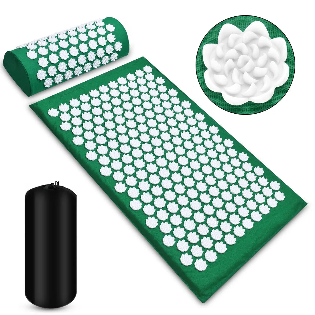 Shakti Acupressure Spike Mat – Back & Body Pain Relief Yoga & Massage Mat