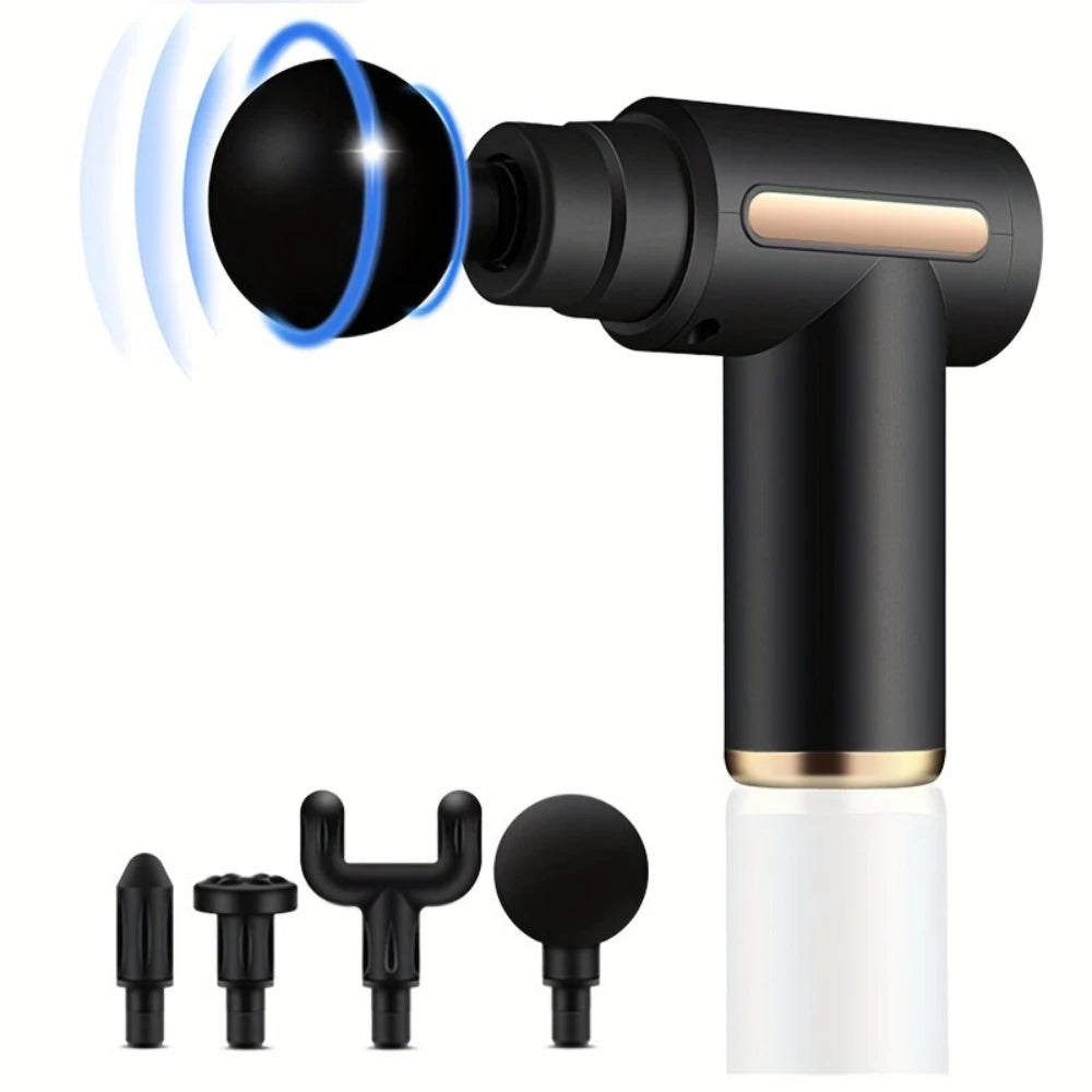 Portable Electric Fascia Gun – Vibrating Muscle Relaxation Tool for Sports Recovery
