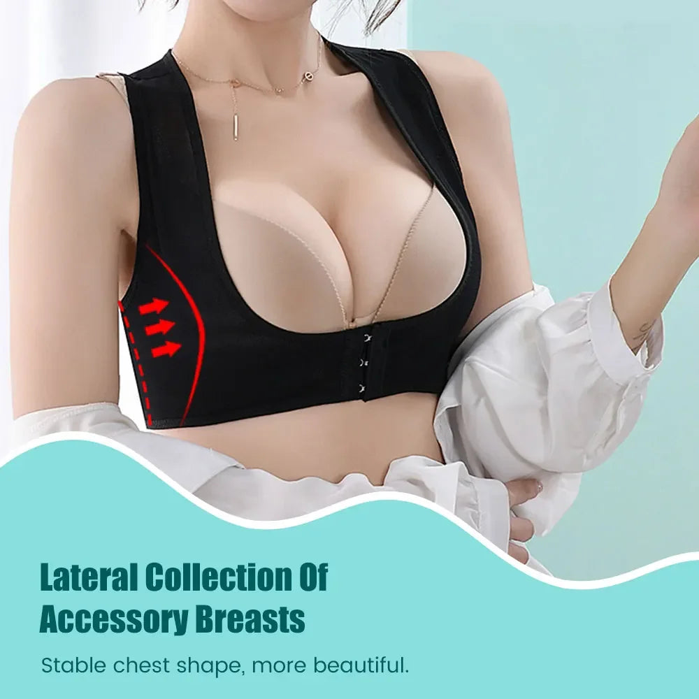 Women's Invisible Chest Posture Corrector – Body Shaper Corset & Back Shoulder Support Brace